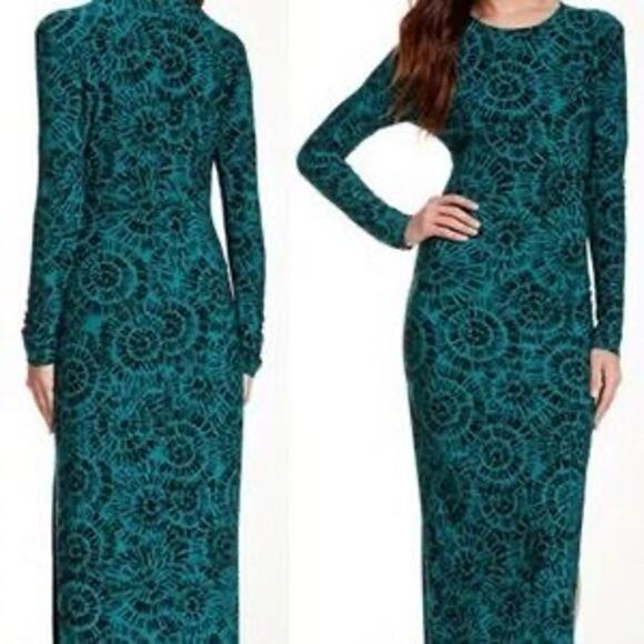NWT Norma Kamali Kamali Kulture lLong Sleeve Crew Neck Maxi Gown Size Large - Picture 1 of 13